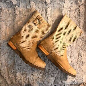 Sorel Major Pull On Perforated Suede Leather Boot 8.5